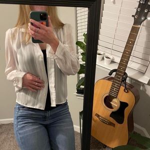 vintage sheer Italian blouse